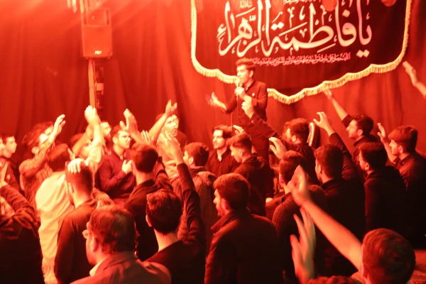 مراسم مذهبی ایام فاطمیه و میزبانی از شهید گمنام 3