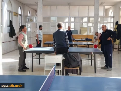انتخابی تیم تنیس روی میز پرسنل دانشگاه فرهنگیان استان اصفهان ( آقایان)