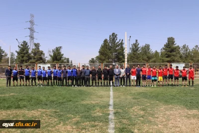 سومین دوره مسابقات درون دانشگاهی فوتبال( جام گرامی داشت مقام معلم _ اردیبهشت و خرداد ۱۴۰۳) دانشگاه فرهنگیان مرکز شهید دکتر آیت نجف آباد برگزار شد 