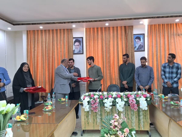 مراسم تودیع و معارفه مسئول بسیج دانشجویی دانشگاه فرهنگیان مرکز شهید آیت نجف آباد 6