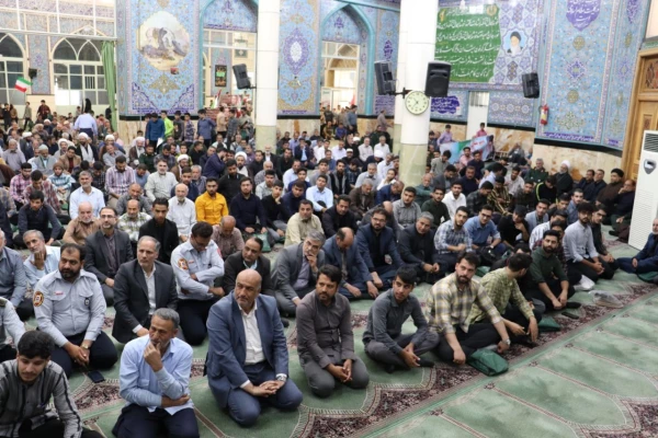 حضور دانشجویان و مسئولین مرکز شهید آیت در محکومیت جنایات رژیم صهیونیستی 11