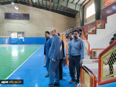 بازدید معاون فرهنگی تربیتی دانشگاه فرهنگیان از مرکز شهید آیت نجف آباد