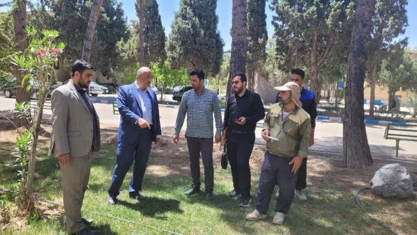 فرآیند ساخت و نصب نرده های حفاظ بر دیوار های دانشگاه فرهنگیان مرکز شهید آی 2