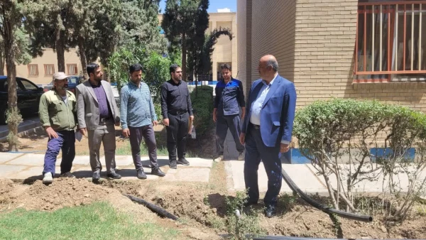 فرآیند ساخت و نصب نرده های حفاظ بر دیوار های دانشگاه فرهنگیان مرکز شهید آی 2