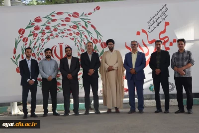 حضور کارمندان مرکز شهید آیت در گلزار مطهر شهدا