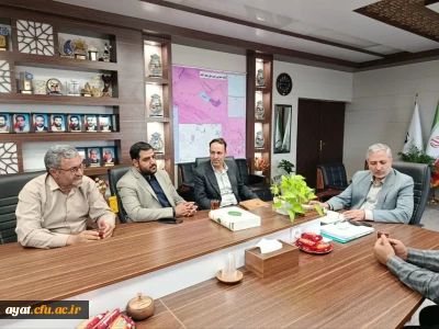 نشست سرپرست مرکز شهید آیت و فرماندار ویژه شهرستان نجف آباد