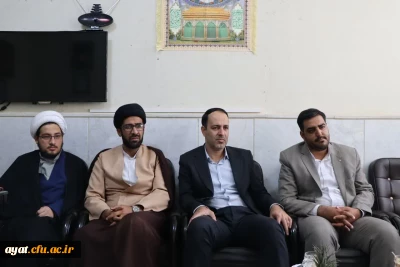 تبریک سرپرست مرکز شهید آیت به فرمانده کلانتری شهر امیرآباد به مناسبت روز نیرو انتظامی