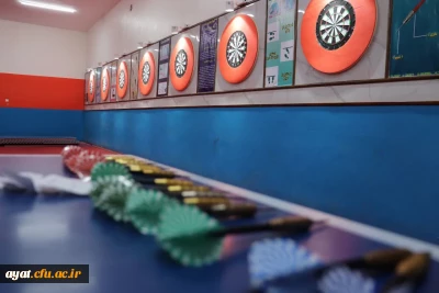 برگزاری مسابقات دارت انفرادی دانشگاه فرهنگیان مرکز شهید دکتر آیت نجف آباد 