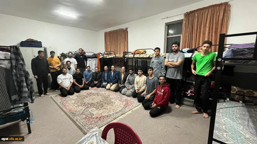 نشست صمیمی و معنوی با دانشجومعلمان خوابگاهی مرکز برگزار گردید.
