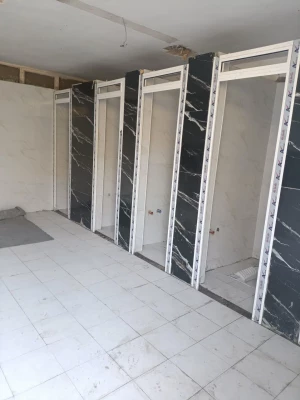  پیشرفت ۹۰ درصدی پروژه وضوخانه و سرویس بهداشتی 3