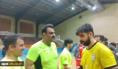 دیدار دو تیم فوتسال مرکز شهید دکتر آیت نجف آباد و پردیس شهید باهنر اصفهان