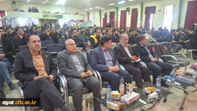 حضور ریاست دانشگاه فرهنگیان استان و هیأت همراه در مرکز به مناسبت روز دانشجو