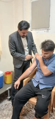 واکسیناسیون آنفلوانزا برای دانشجومعلمان مرکز شهید آیت نجف آباد 5