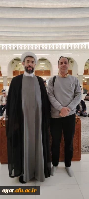 حضور ارزشمند ریاست محترم دانشگاه فرهنگیان واحد شهید آیت نجف آباد همراه با جمعی از دانشجو معلمان عزیز در سفر معنوی مدینه منوره و مکه مکرمه 