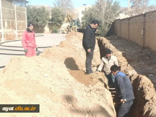 حفاری و مسیریابی کابل فیبر نوری در دانشکده

عملیات حفاری و مسیریابی کابل فیبر نوری در محوطه دانشکده علوم انسانی شهید دکتر آیت نجف آباد با هدف ارتقای شبکه اینترنت و ارتباطات 

