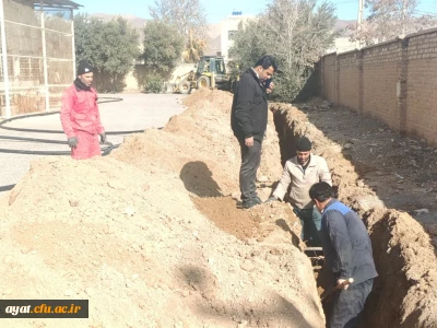 حفاری و مسیریابی کابل فیبر نوری در دانشکده

عملیات حفاری و مسیریابی کابل فیبر نوری در محوطه دانشکده علوم انسانی شهید دکتر آیت نجف آباد با هدف ارتقای شبکه اینترنت و ارتباطات 

