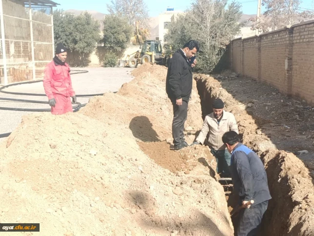 حفاری و مسیریابی کابل فیبر نوری در دانشکده

عملیات حفاری و مسیریابی کابل فیبر نوری در محوطه دانشکده علوم انسانی شهید دکتر آیت نجف آباد با هدف ارتقای شبکه اینترنت و ارتباطات 

